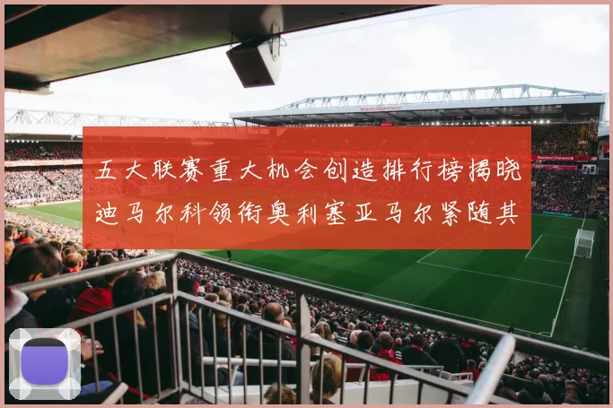 五大联赛重大机会创造排行榜揭晓迪马尔科领衔奥利塞亚马尔紧随其后